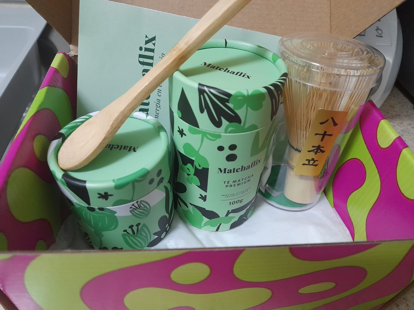 Customer photo review of Té Matcha Vainilla Premium