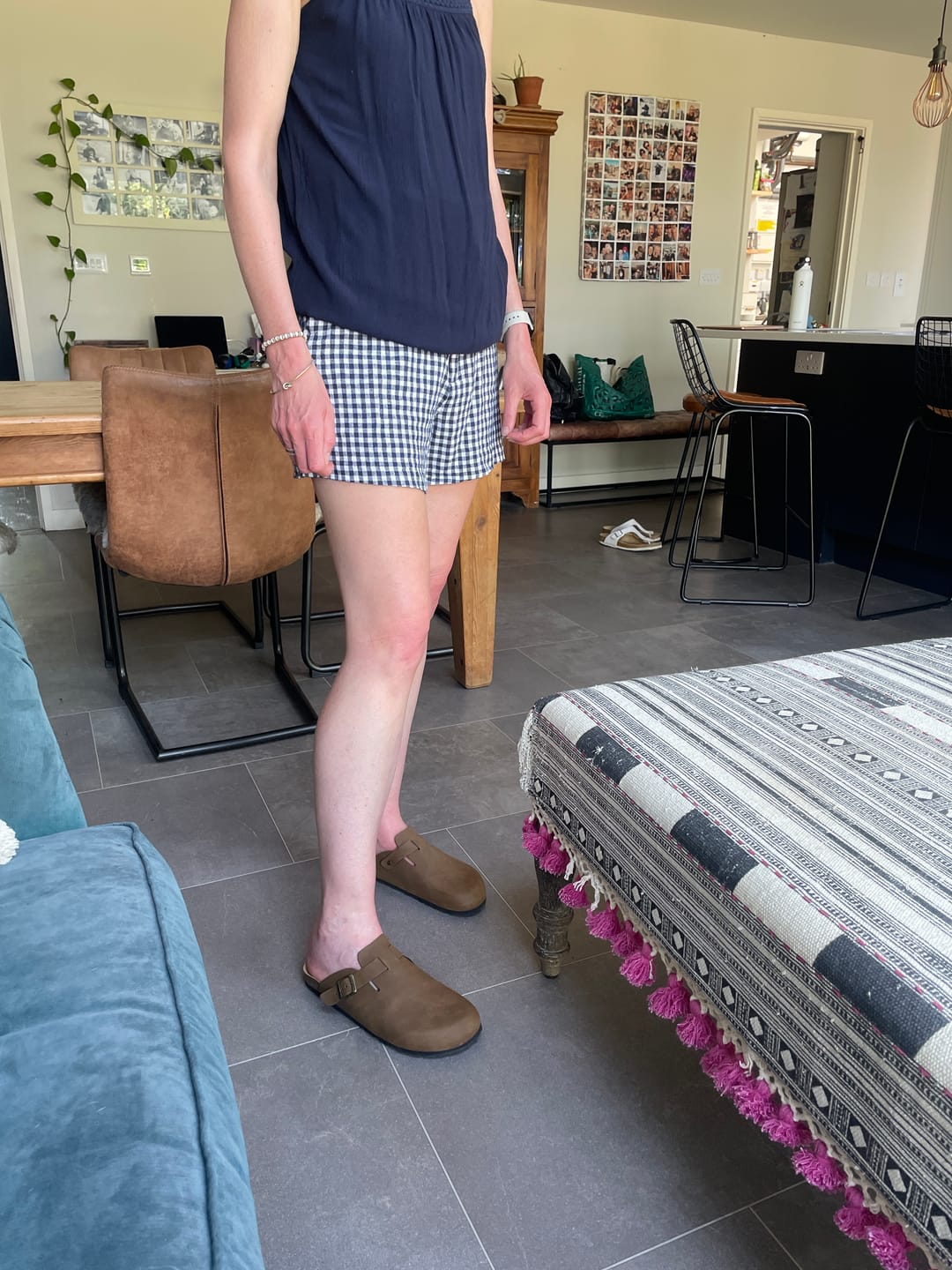 Customer photo review of Taro Comfort Footbed Shoes