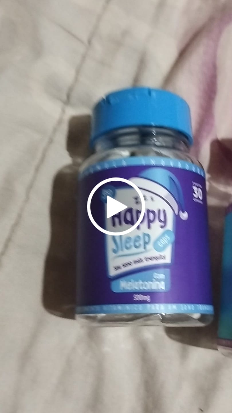 Customer video review of Happy Hair 3 Potes + 1 Melatonina Grátis