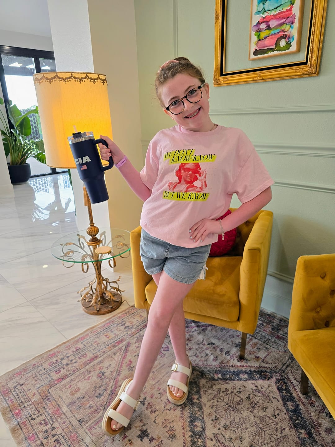 Customer photo review of We Know Neon T-Shirt