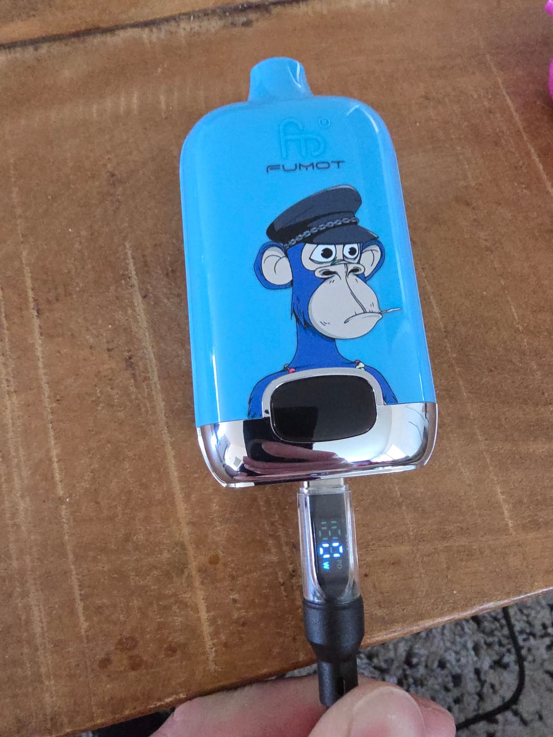 Customer photo review of RAndM Digital Box 12000 Puffs Disposable Vape (Pack of 10)