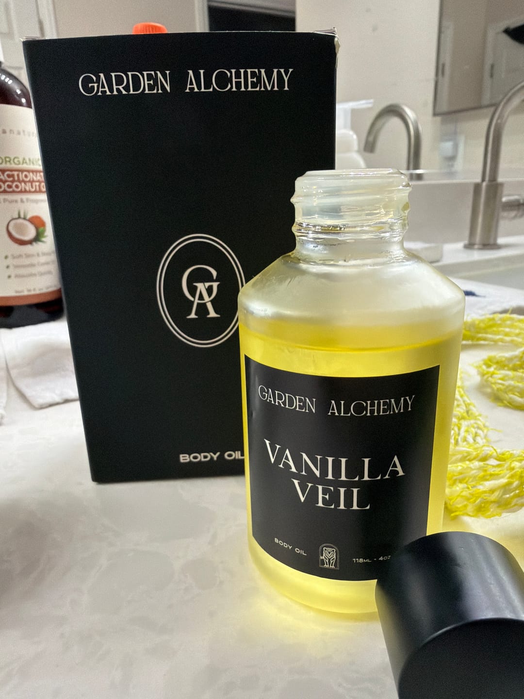Customer photo review of VANILLA VEIL BODY OIL
