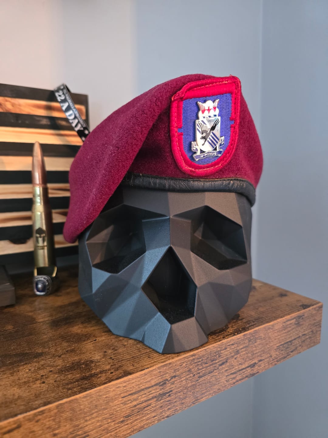 Customer photo review of Black Skull Stand