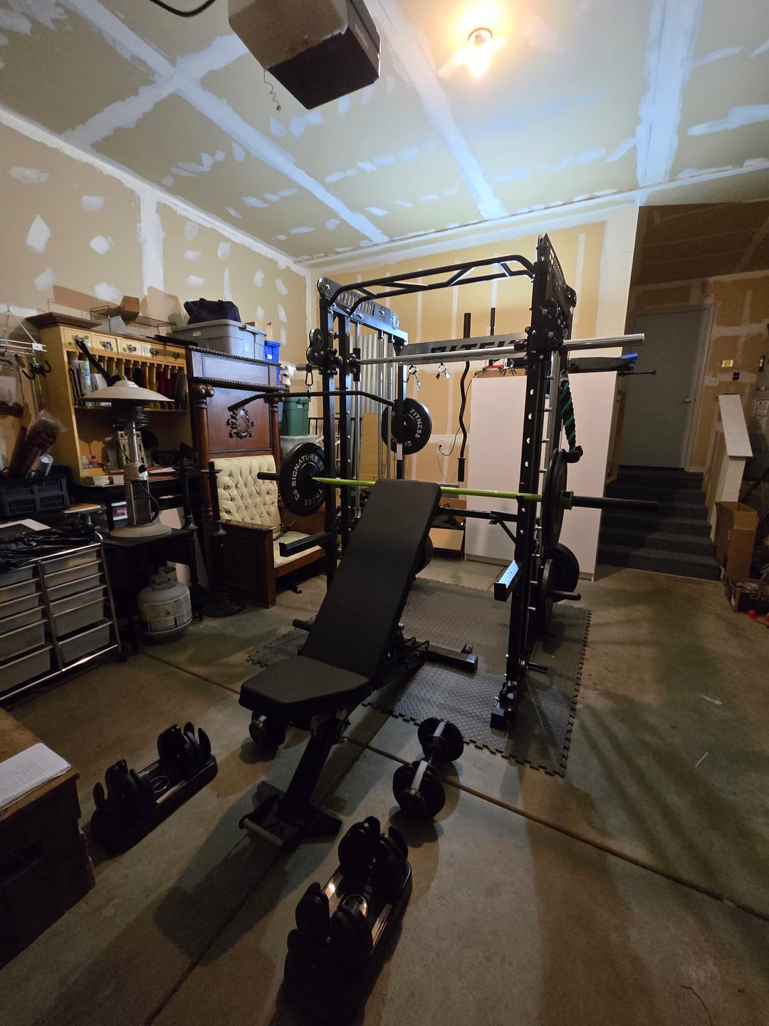 Customer photo review of RitFit M1 PRO Multi-Functional Smith Machine with Cable Crossover System and Squat Rack for Home Gym