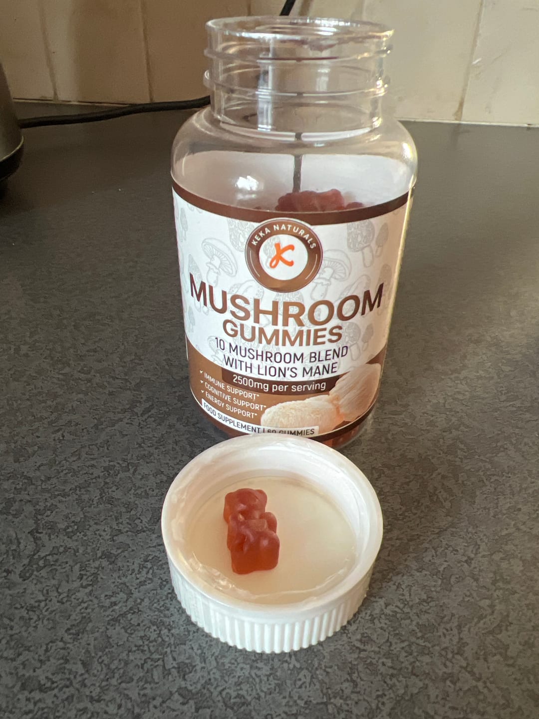 Customer photo review of Mushroom Gummies