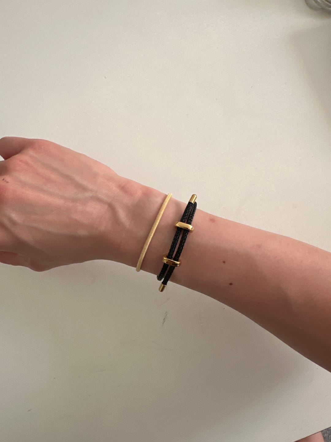 Customer photo review of Cordelia - Rope Bracelet Stainless Steel