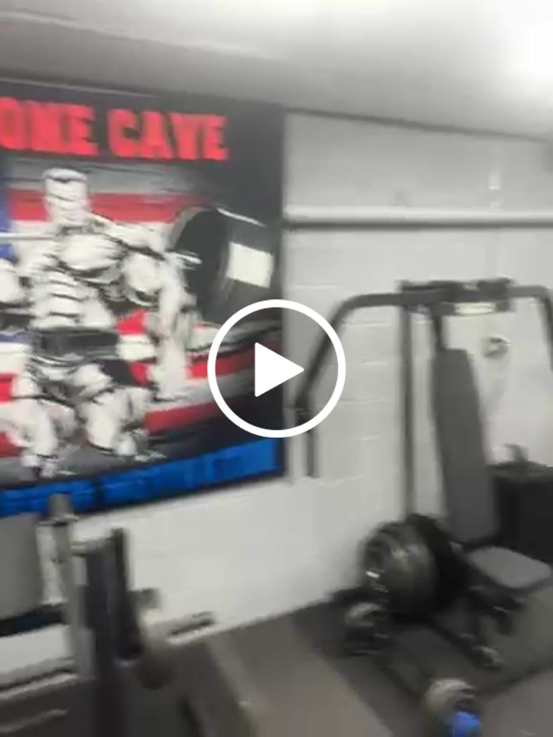 Customer video review of Customizable American Gym Flag - Create Your Own Garage Gym Flags Weightlifting Flag 10289
