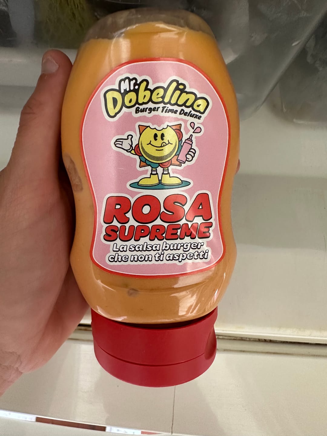 Customer photo review of Rosa Supreme, la salsa burger di Mr.Dobelina