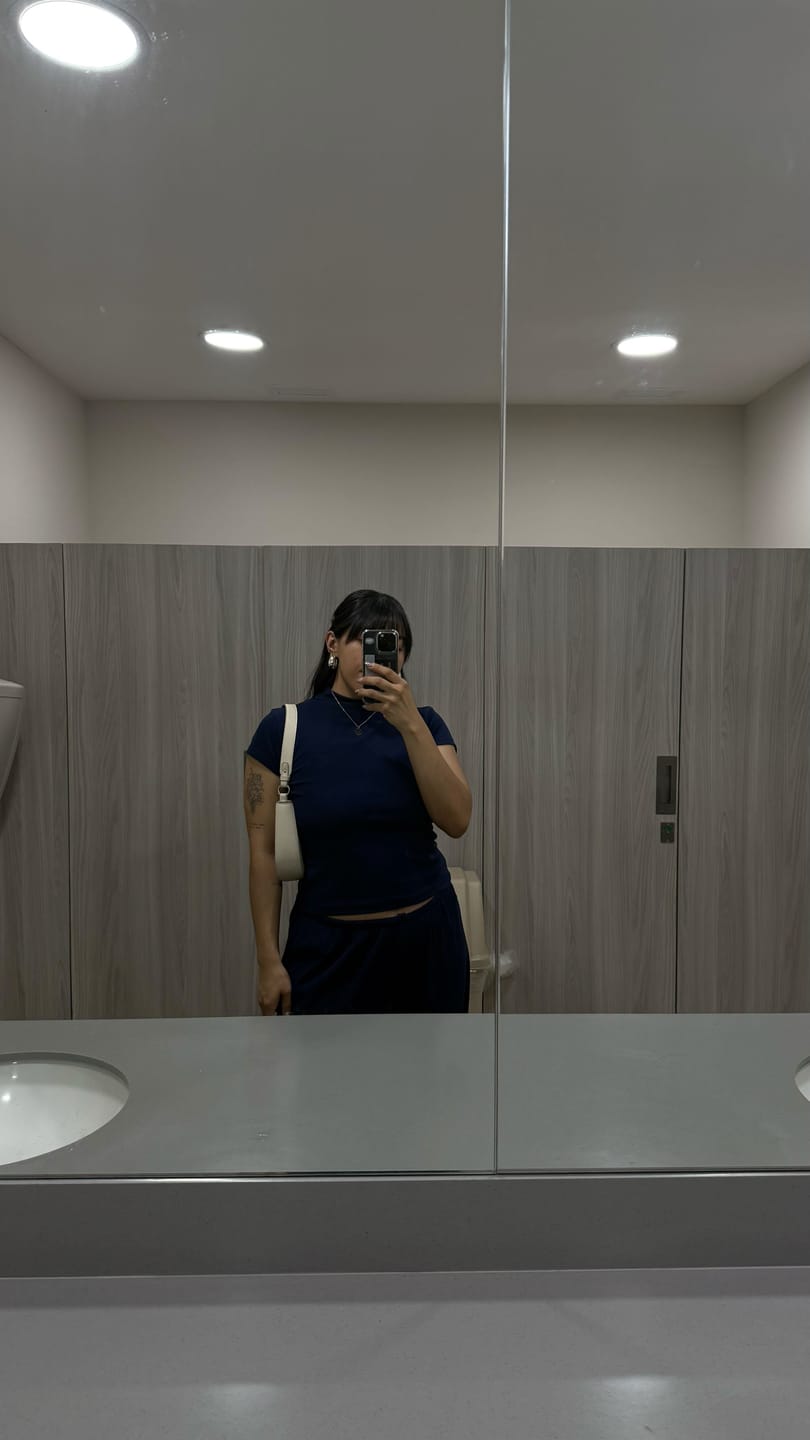 Customer photo review of Top Manga Corta Cotton Loungewear