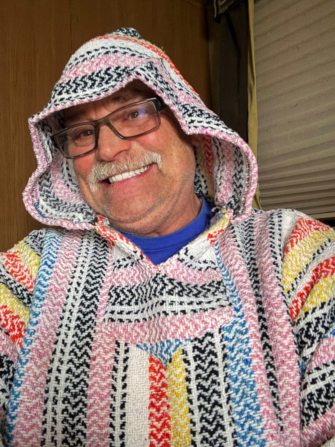 Customer photo review of Classic Stripe Bubblegum Baja Hoodie