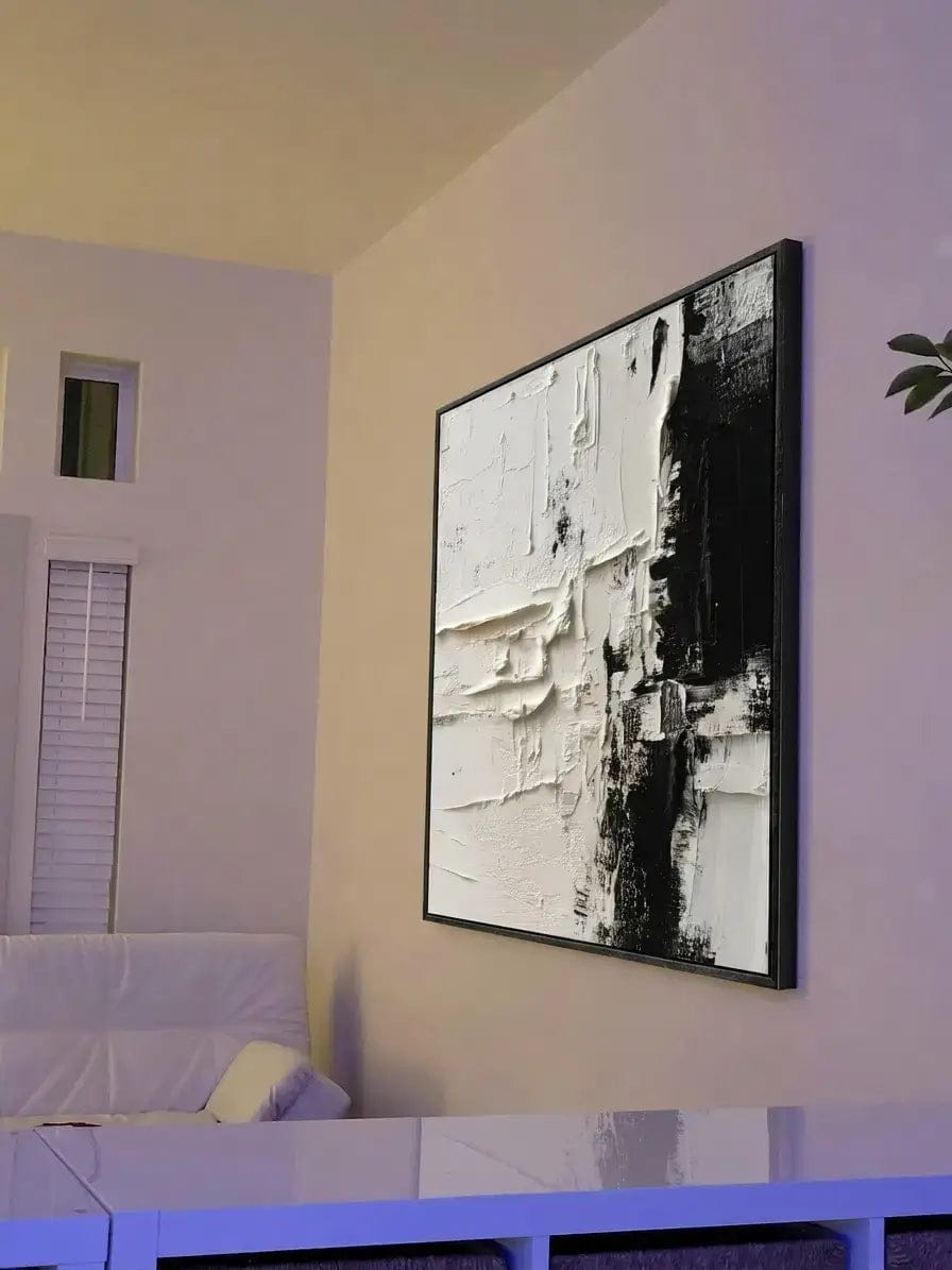 Customer photo review of Original Abstract Oil Painting #CXV066