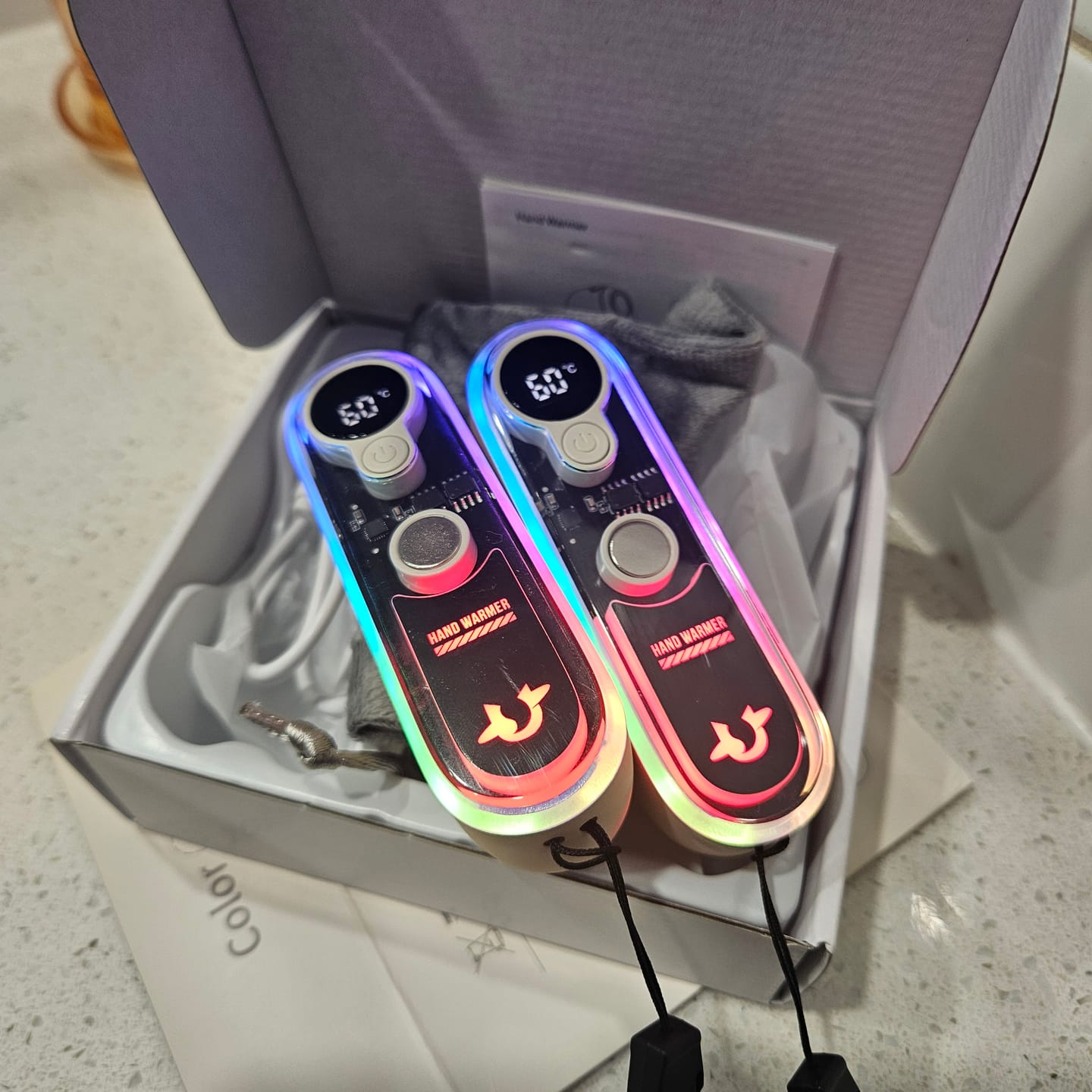Customer photo review of CapyCosy Twin Hand Warmer + Powerbank