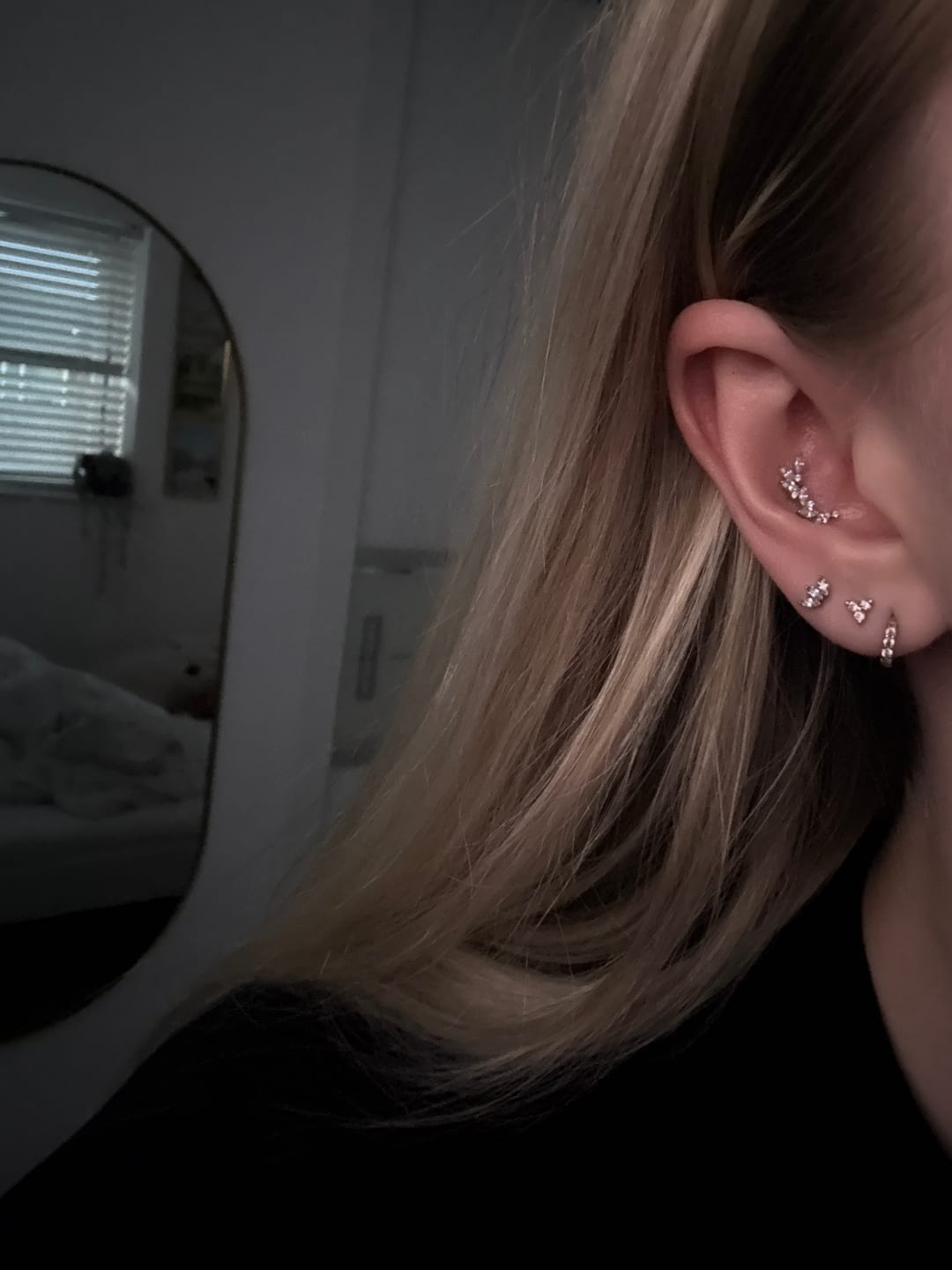 Customer photo review of Climbing ivy flatback silver