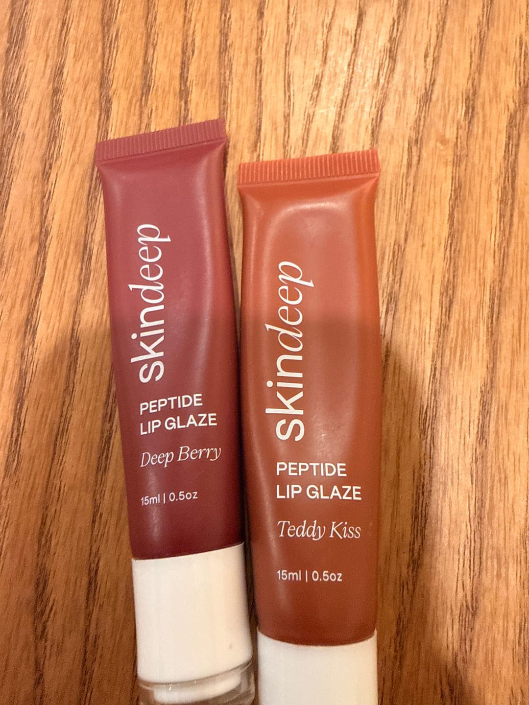 Customer photo review of Peptide Lip Glaze