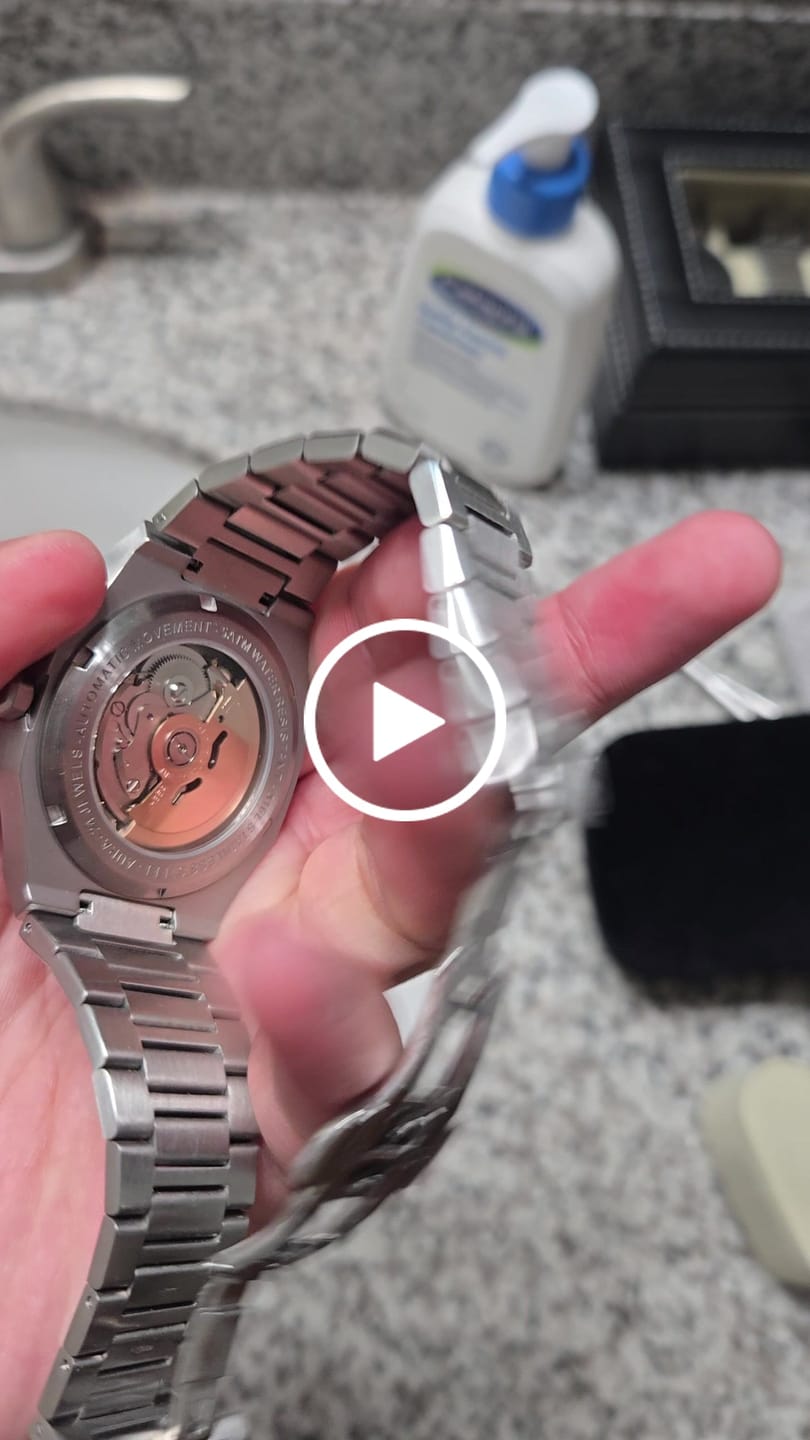 Customer video review of Date 003: Steel/Pineapple