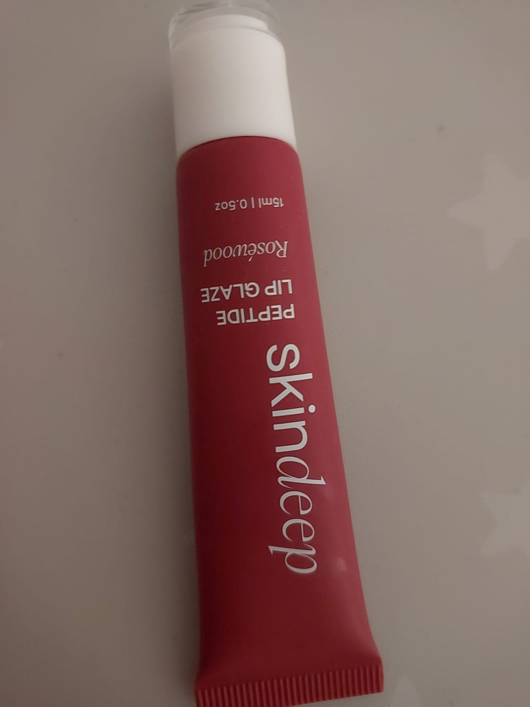 Customer photo review of » Peptide Lip Glaze (100% off)