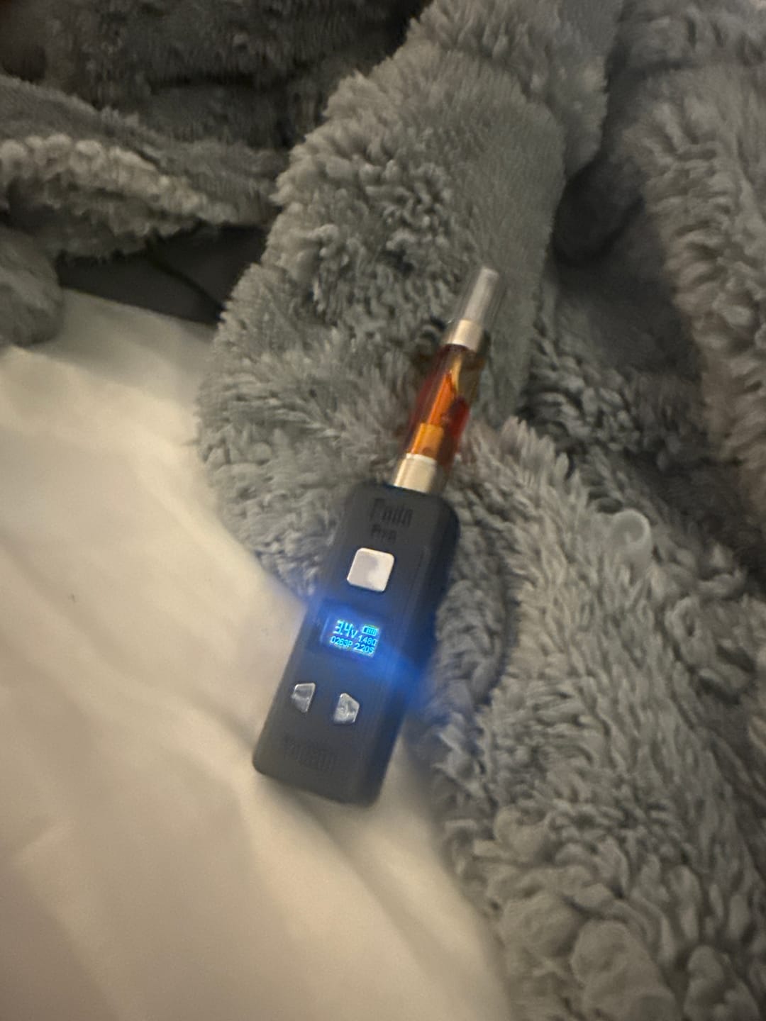 Customer photo review of 1 Gram HHC Vape Cartridge - Wedding Cake | Indica