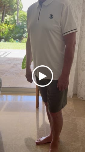 Customer video review of CD 2026 Short-Sleeve Polo Shirt Cotton Ribbed 316770