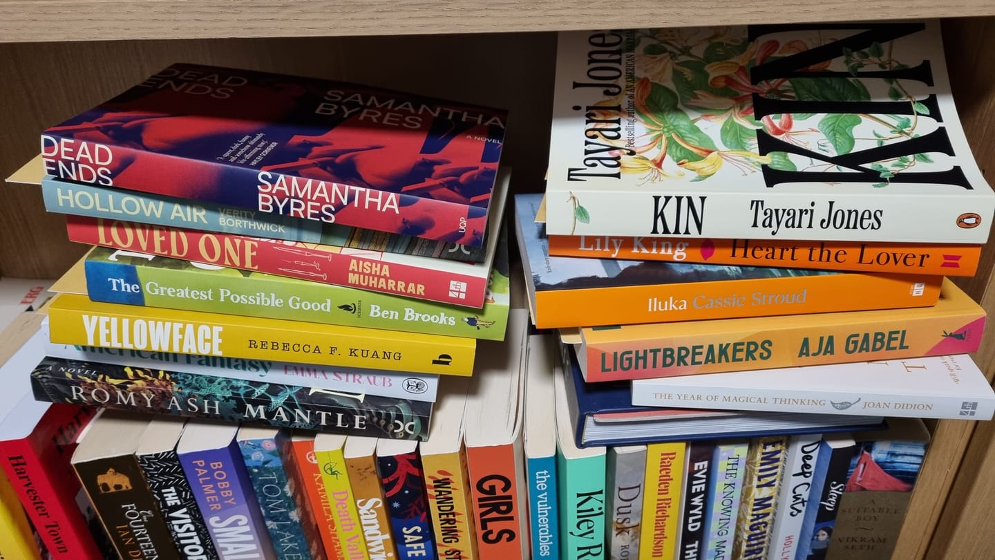 Customer photo review of Send Me a Book Every Month Subscription