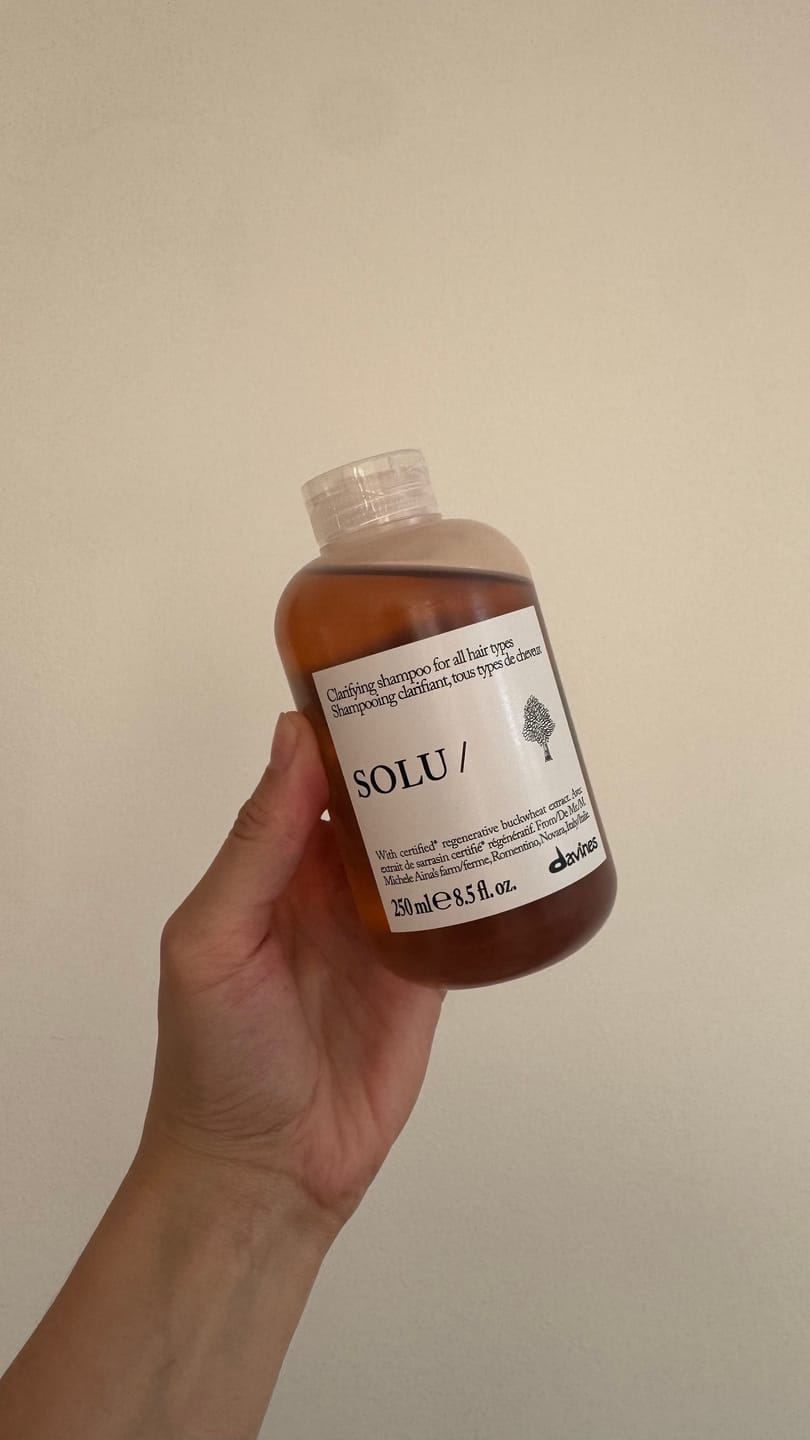 Customer photo review of SOLU Shampoo