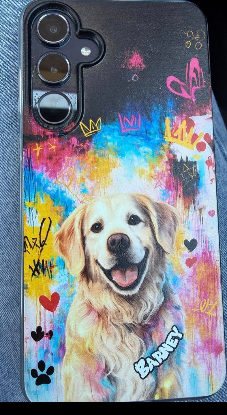 Customer photo review of Personalisierte Handyhülle - Graffiti