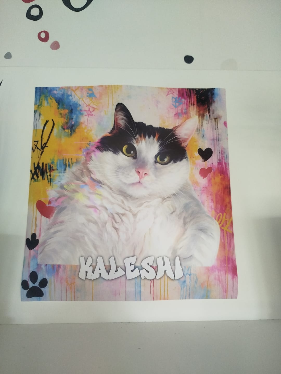 Customer photo review of Grafiti - Póster personalizado