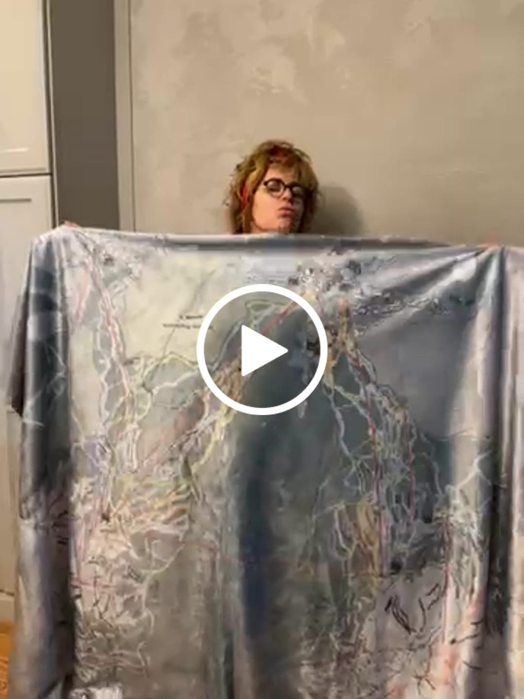 Customer video review of Whistler Blackcomb, British Columbia Ski Resort Map Blanket