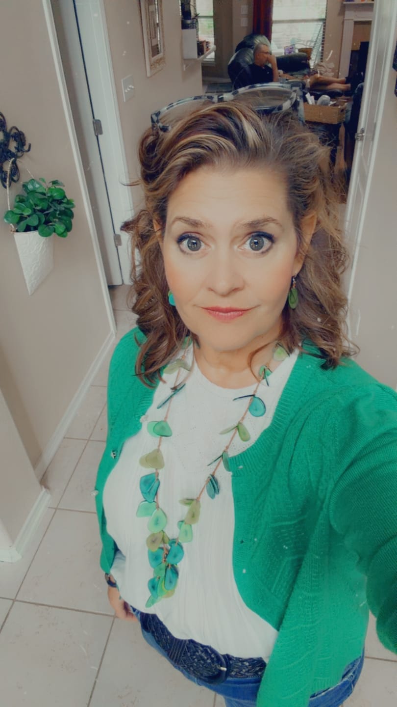 Customer photo review of Fiesta Earrings