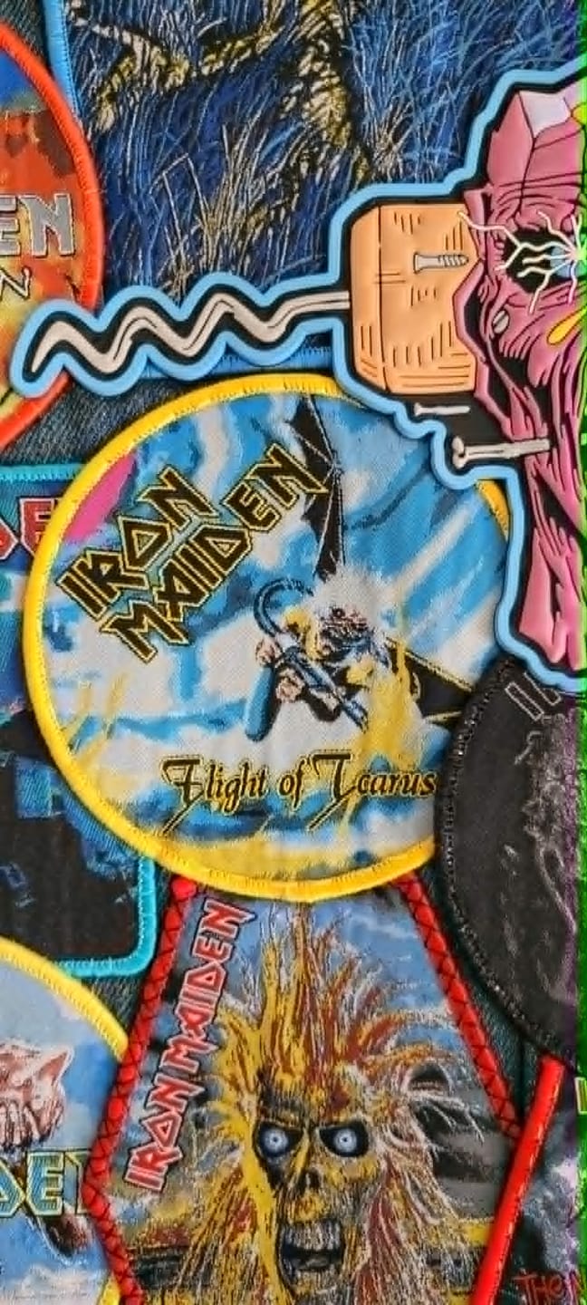 Customer photo review of Iron Maiden - Icarus - Patch