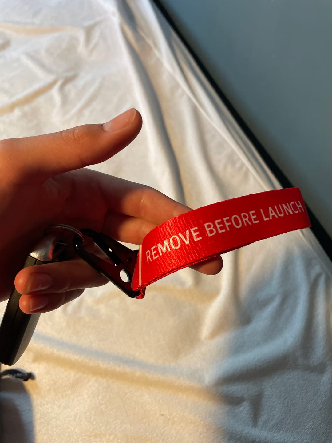 Customer photo review of 80Eighty® Remove Before Launch WristStrap