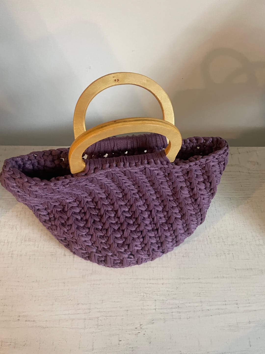 Customer photo review of CrochetPark™  Elegant granny Crochet Bag DIY Kit