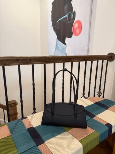Customer photo review of Caroline Bag Black Gloss