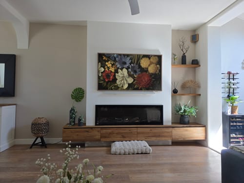 Customer photo review of Lumea Fires Elektrische sfeerhaard Novaro 60″ inch – 152 cm