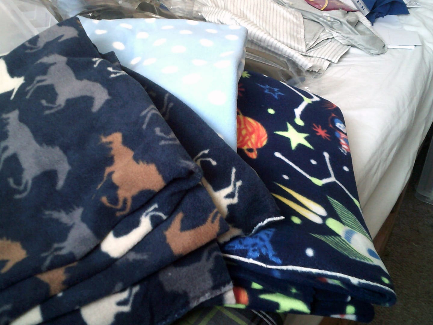 Customer photo review of Printed Fleece/Sweatshirt Remnants