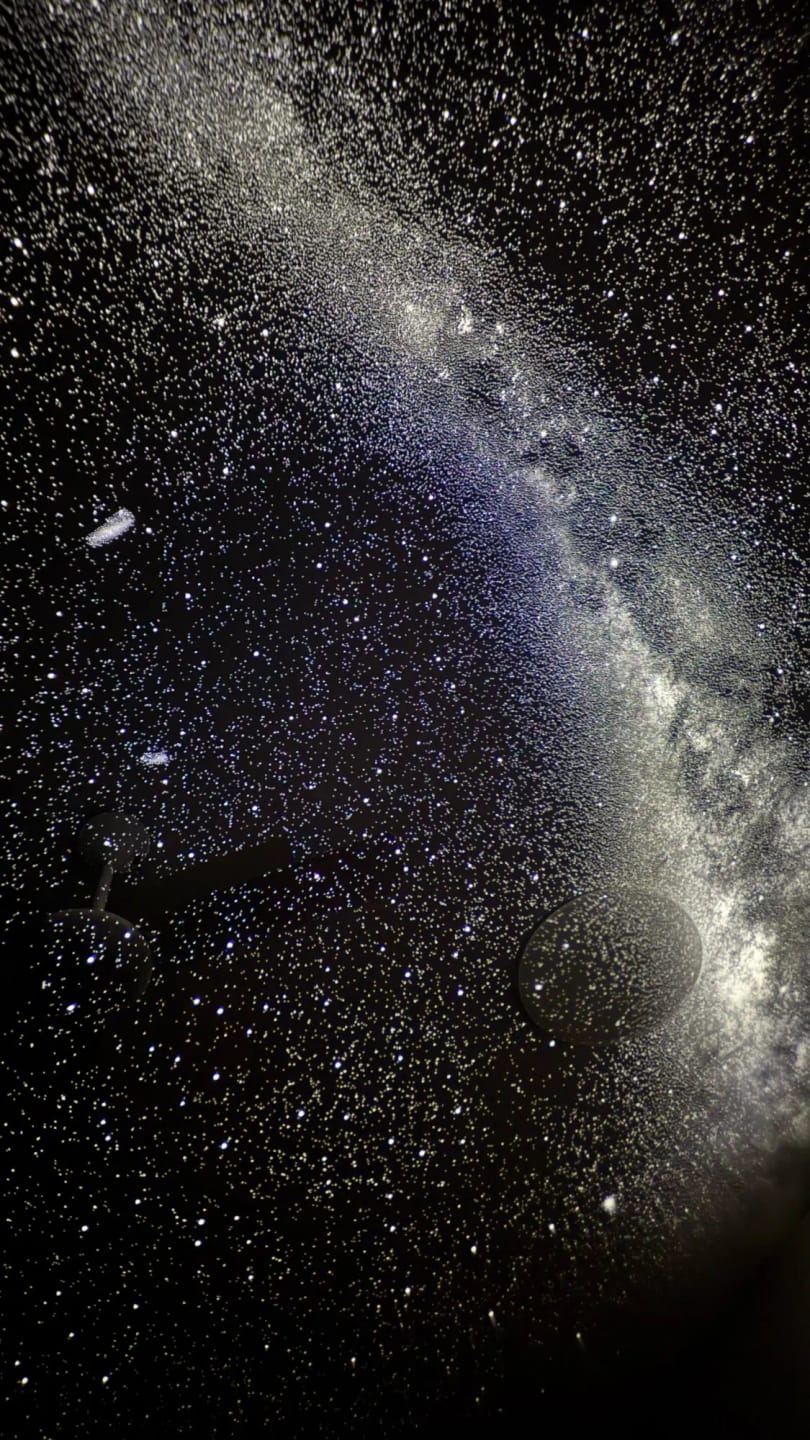 Customer photo review of Mini Proyector de Galaxia