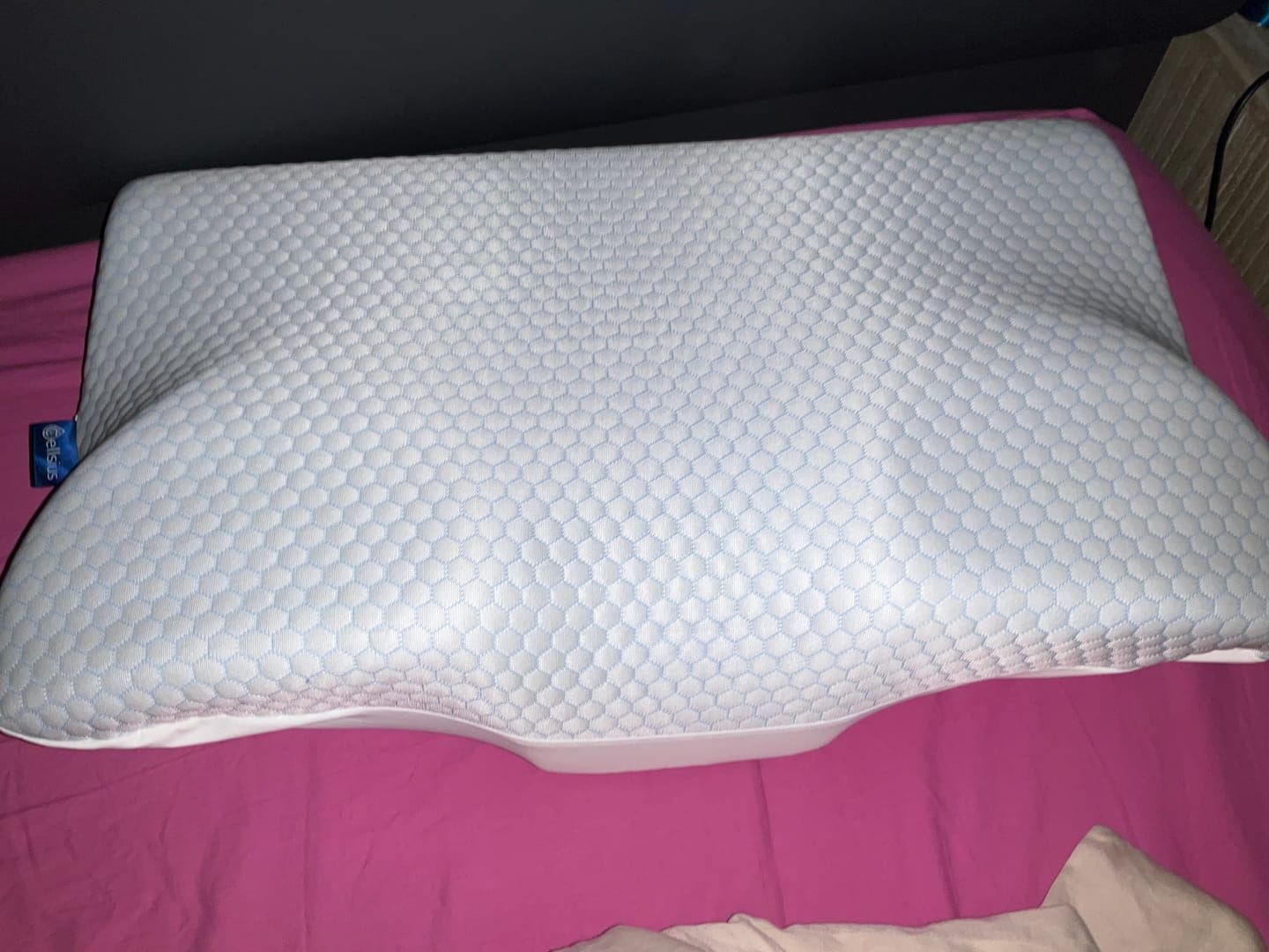 Customer photo review of Taie d'oreiller fraîche et pratique (système drap housse) - Pose rapide, nuits fraîches