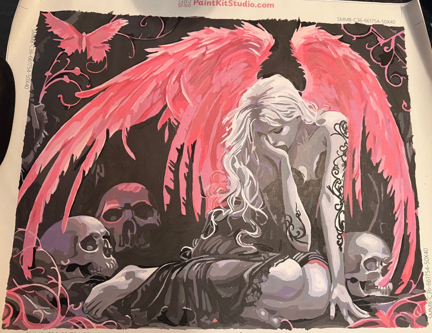 Customer photo review of Angel Wings Paint