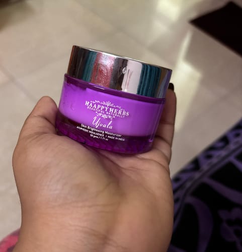 Customer photo review of Ujvala Skin Brightening Moisturizer