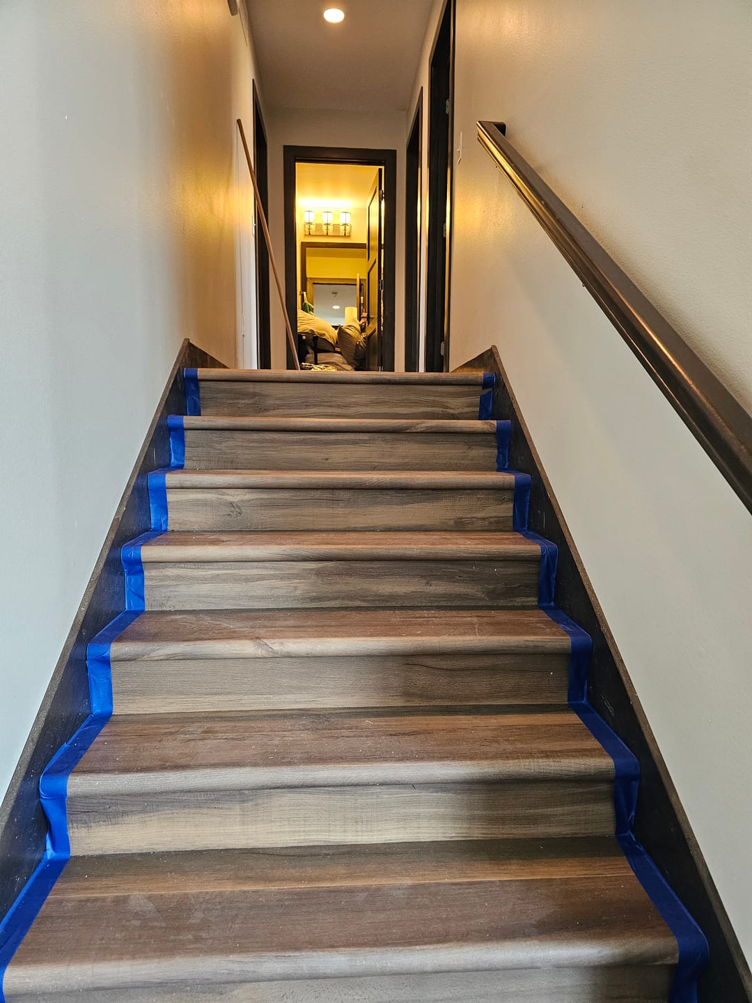 Customer photo review of Frogtown Valley Walnut Stair Tread