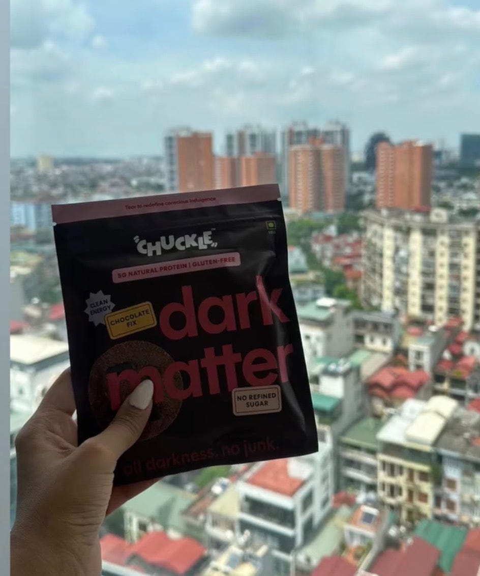 Customer photo review of dark matter cookies