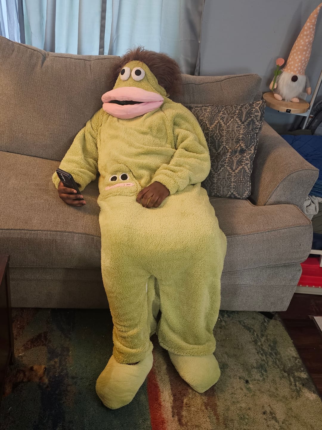 Customer photo review of Snuggle Beast Pajama