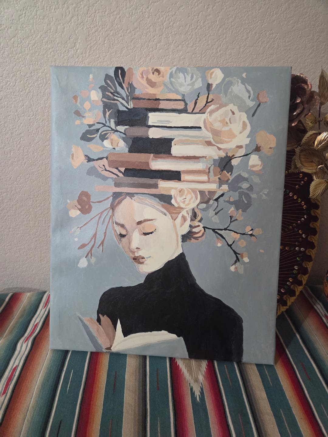 Customer photo review of Book garden | Paint by Number