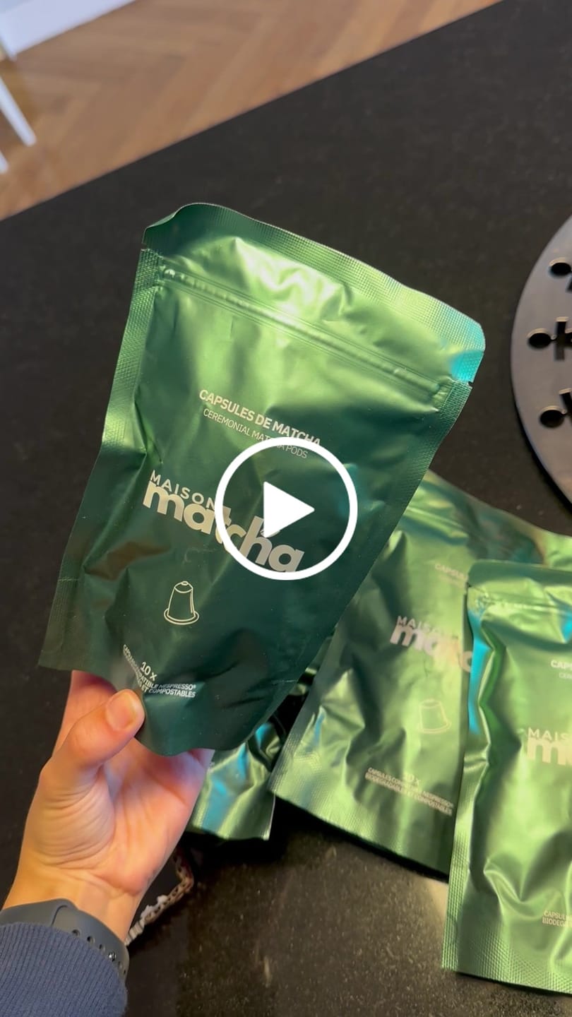 Customer video review of Verre Maison Matcha + Paille