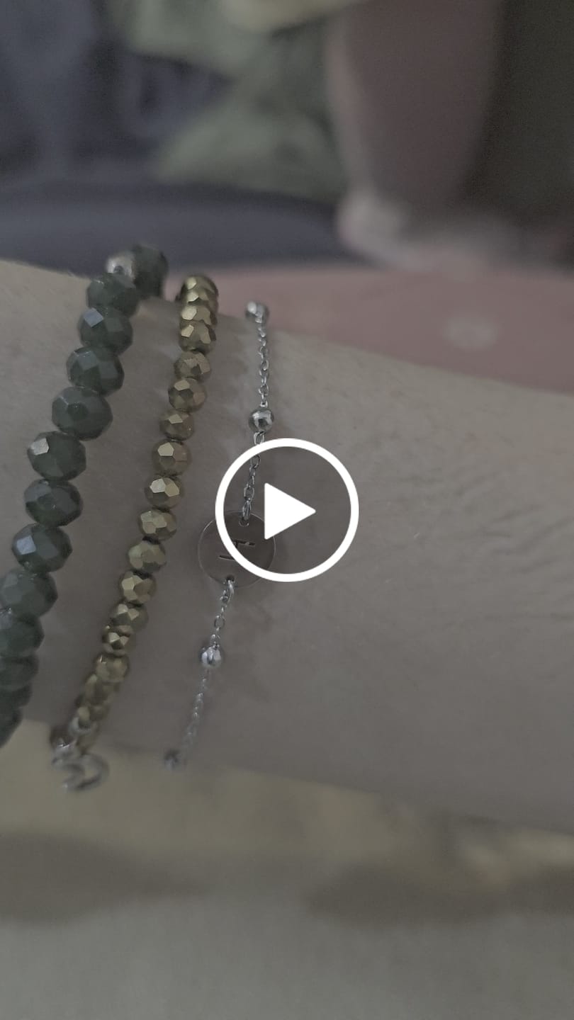 Customer video review of Pulsera Círculo Inicial