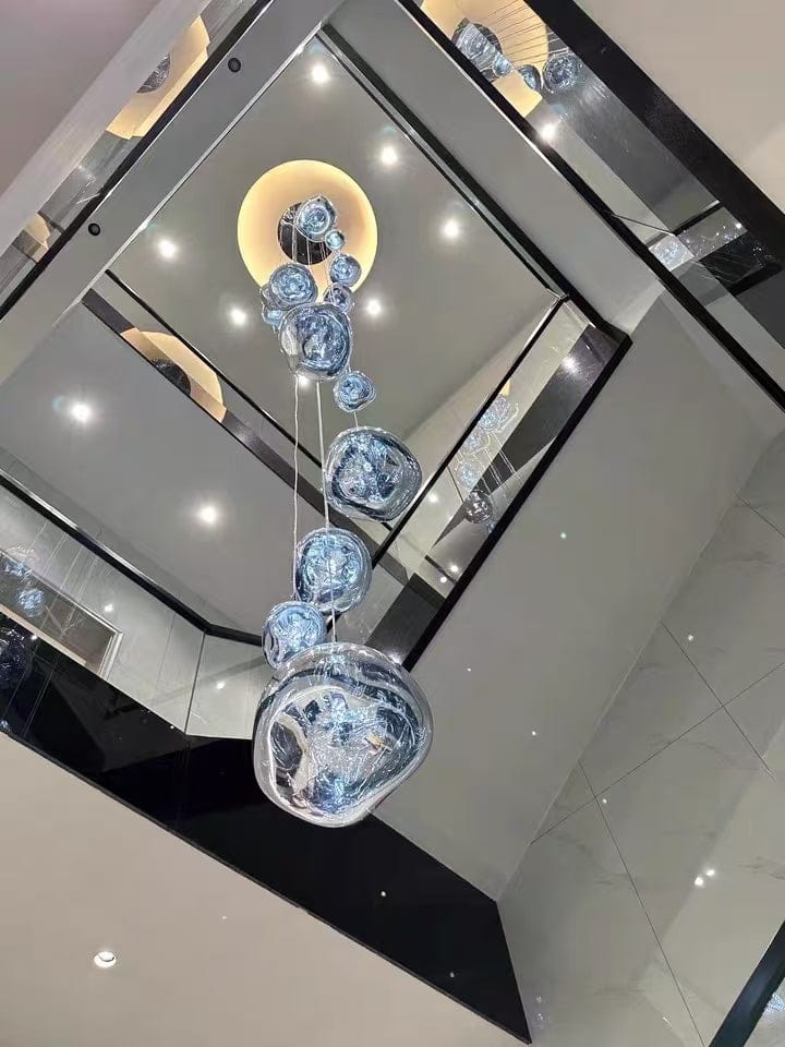 Customer photo review of Tambora Lava Pendant Light(MixedSizes), Bulb Version