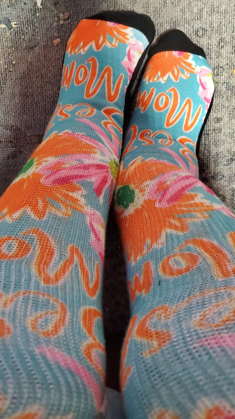 Customer photo review of Best Mom EasyStretch™ Socks