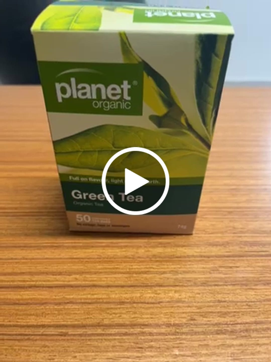 Customer video review of Green 50 Teabags - Certified Organic
