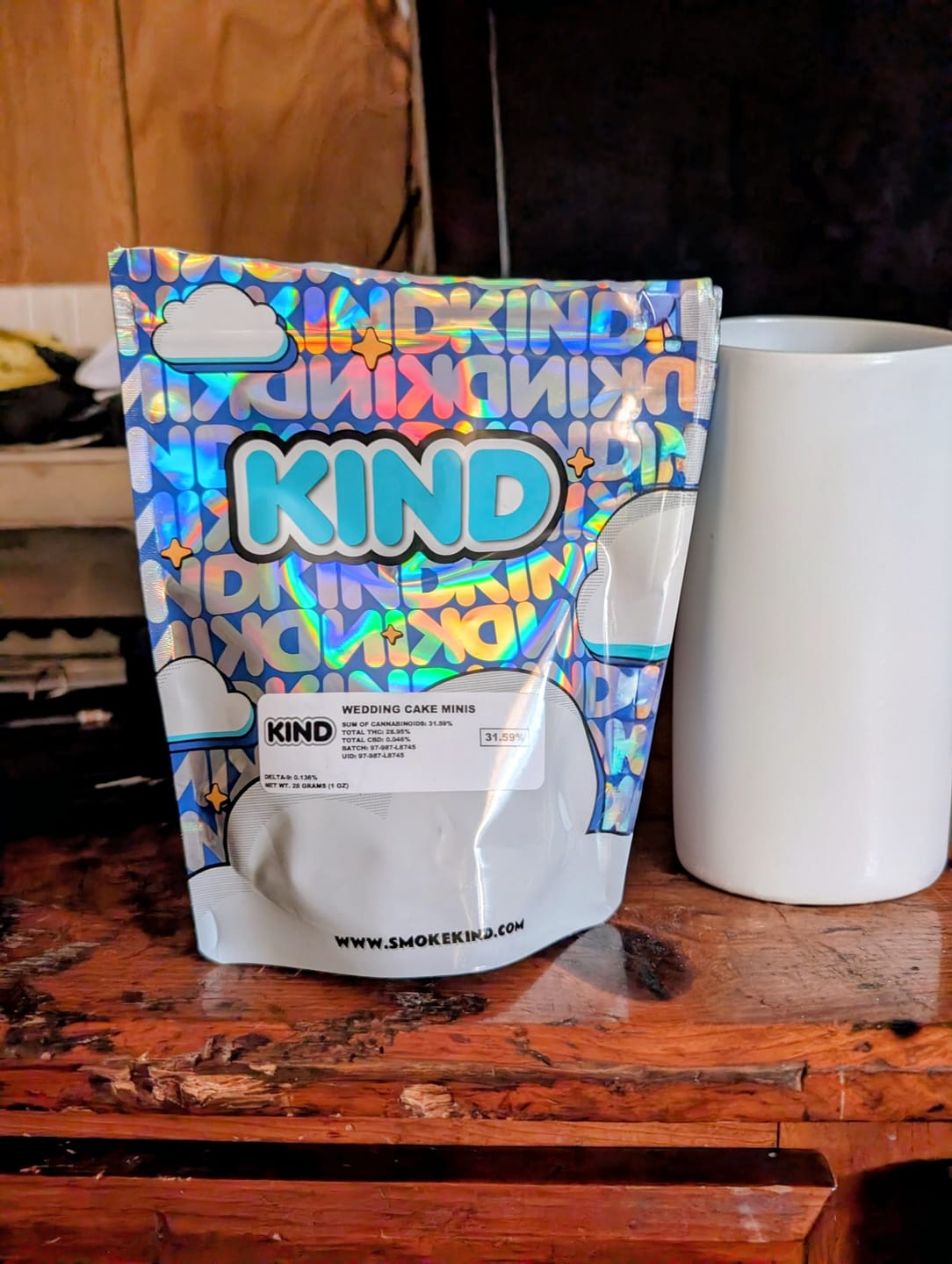Customer photo review of Wedding Cake - 28 Grams Minis - Indica