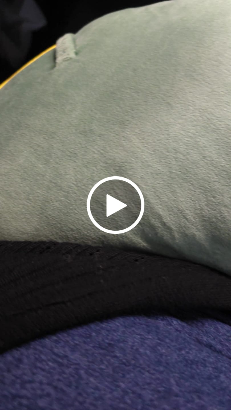 Customer video review of Velvet Sage/Yellow Maker's Pillow