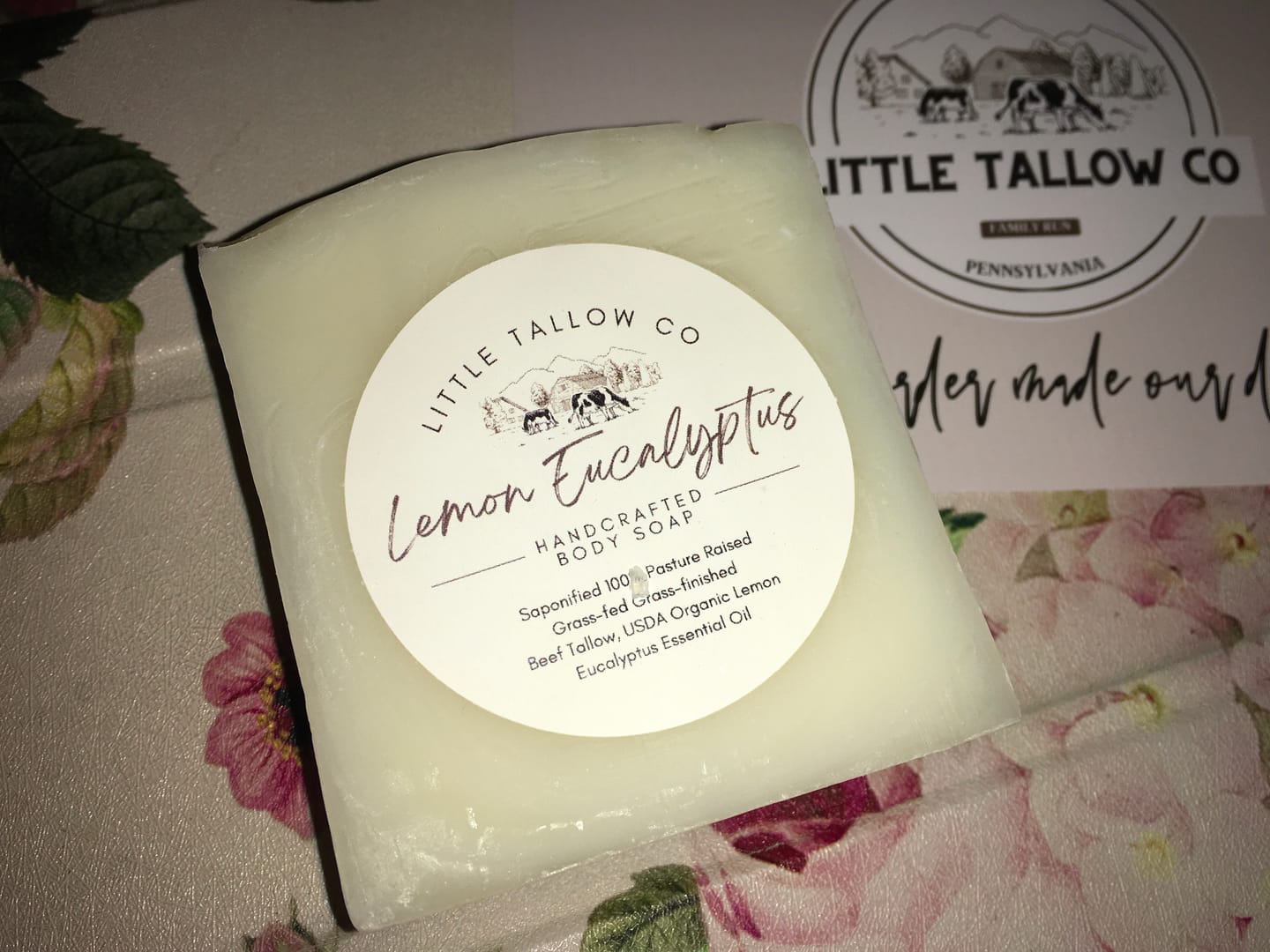 Customer photo review of Handmade Tallow Soap - BUY2GET1